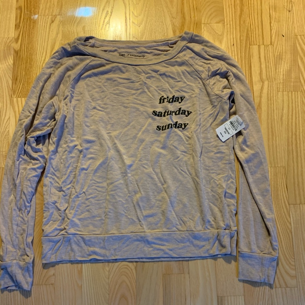 Lovers of HYOUmanity sweatshirt xs NWT